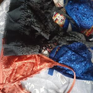 Set of 3 Victoria secret bralette size medium